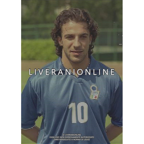 COVERCIANO 30-05-1998 RITIRO NAZIONALE ITALIANA PREPARAZIONE AI MONDIALI DI FRANCIA 1998 NELLA FOTO ALESSANDRO DEL PIERO AG ALDO LIVERANI SAS