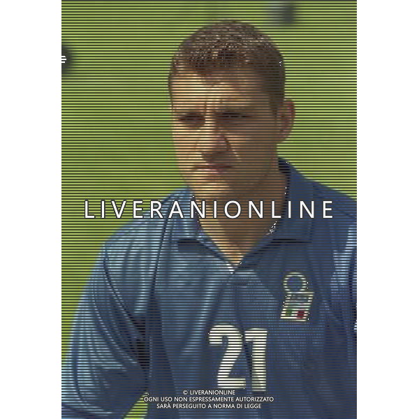 COVERCIANO 30-05-1998 RITIRO NAZIONALE ITALIANA PREPARAZIONE AI MONDIALI DI FRANCIA 1998 NELLA FOTO CHRISTIAN VIERI AG ALDO LIVERANI SAS
