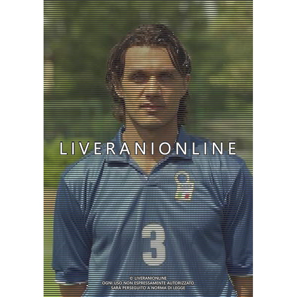 COVERCIANO 30-05-1998 RITIRO NAZIONALE ITALIANA PREPARAZIONE AI MONDIALI DI FRANCIA 1998 NELLA FOTO PAOLO MALDINI AG ALDO LIVERANI SAS
