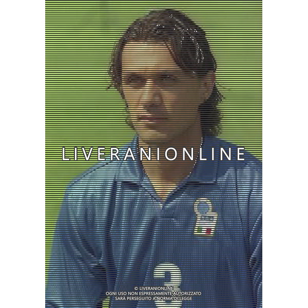 COVERCIANO 30-05-1998 RITIRO NAZIONALE ITALIANA PREPARAZIONE AI MONDIALI DI FRANCIA 1998 NELLA FOTO PAOLO MALDINI AG ALDO LIVERANI SAS