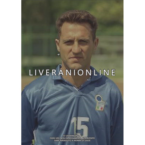 COVERCIANO 30-05-1998 RITIRO NAZIONALE ITALIANA PREPARAZIONE AI MONDIALI DI FRANCIA 1998 NELLA FOTO ANGELO DI LIVIO AG ALDO LIVERANI SAS