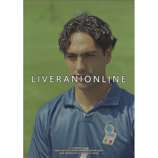 COVERCIANO 30-05-1998 RITIRO NAZIONALE ITALIANA PREPARAZIONE AI MONDIALI DI FRANCIA 1998 NELLA FOTO ALESSANDRO NESTA AG ALDO LIVERANI SAS
