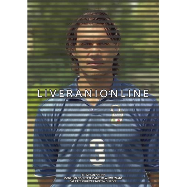 COVERCIANO 30-05-1998 RITIRO NAZIONALE ITALIANA PREPARAZIONE AI MONDIALI DI FRANCIA 1998 NELLA FOTO PAOLO MALDINI AG ALDO LIVERANI SAS