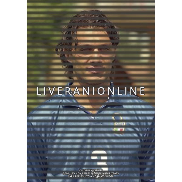 COVERCIANO 30-05-1998 RITIRO NAZIONALE ITALIANA PREPARAZIONE AI MONDIALI DI FRANCIA 1998 NELLA FOTO PAOLO MALDINI AG ALDO LIVERANI SAS
