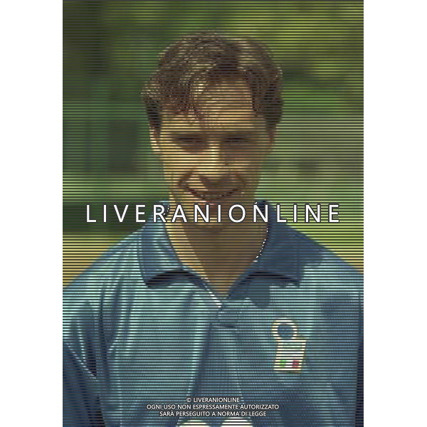 COVERCIANO 30-05-1998 RITIRO NAZIONALE ITALIANA PREPARAZIONE AI MONDIALI DI FRANCIA 1998 NELLA FOTO ENRICO CHIESA AG ALDO LIVERANI SAS