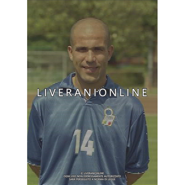 COVERCIANO 30-05-1998 RITIRO NAZIONALE ITALIANA PREPARAZIONE AI MONDIALI DI FRANCIA 1998 NELLA FOTO LUIGI DI BIAGIO AG ALDO LIVERANI SAS
