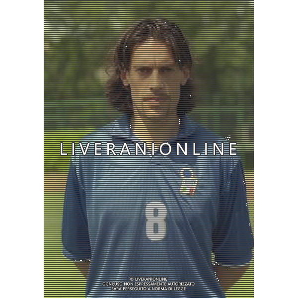 COVERCIANO 30-05-1998 RITIRO NAZIONALE ITALIANA PREPARAZIONE AI MONDIALI DI FRANCIA 1998 NELLA FOTO MORENO TORRICELLI AG ALDO LIVERANI SAS