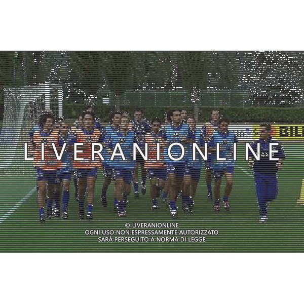 Coverciano 27/05/2000 Nazionale ITALIA calcio 2000 Nella foto: L \' Allenamento dell\' ITALIA Ph.A. LIVERANI