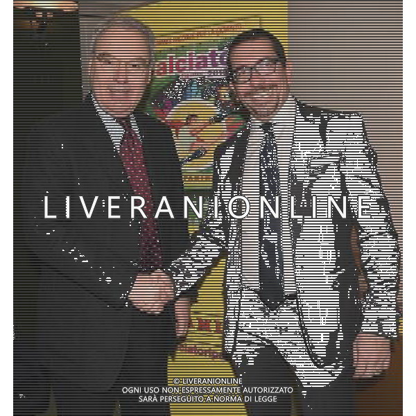 Presentazione della nuova collezione di figurine Panini Calciatori 2016-2017 Milano - 09.01.2017 Nella Foto:Maurizio Beretta e Antonio Allegra /Ph.Vitez-Ag. Aldo Liverani