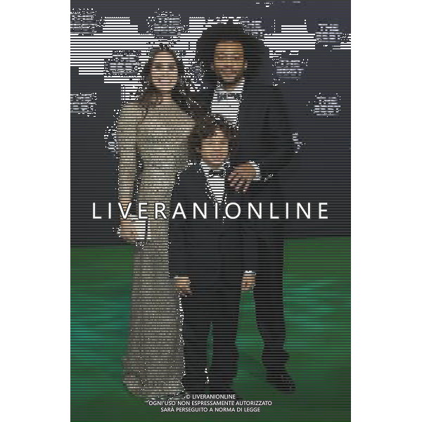 firo : Fuï¬‚ball,Fussball : 09.01.2017 The Best FIFA Football Awards 2016 Weltfussballerwahl 2016, The Best, Marcello, Clarisse Alves und Enzo $worldrightsEs gelten unsere AGB, einsehbar auf www.firosportphoto.de copyright by firo sportphoto: Coesfelder Str. 207 D- 48249 DÂ¸lmen www.firosportphoto.de mail@firosportphoto.de (V o l k s b a n k B o c h u m - W i t t e n ) IBAN DE68 4306 0129 0341 1171 00 Tel: +49-2594 - 9916004 Fax: +49-2594 - 9916005 / AGENZIA ALDO LIVERANI SAS - ITALY ONLY EDITORIAL USE ONLY 