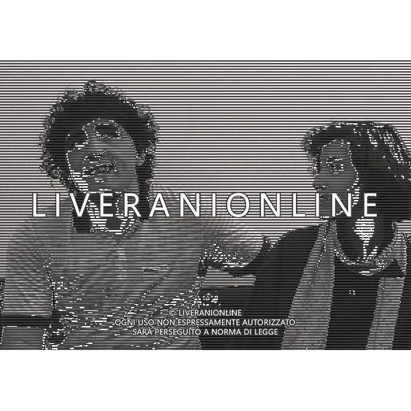 RAVENNA 26-01 1984 RETROSPETTIVA FRANCESCO DAMIANI PUGILE NELLA FOTO DAMIANI FRANCESCO CON LA FIDANZATA GUARISO CLAUDIA AG ALDO LIVERANI SAS