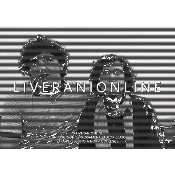 RAVENNA 26-01 1984 RETROSPETTIVA FRANCESCO DAMIANI PUGILE NELLA FOTO DAMIANI FRANCESCO CON LA FIDANZATA GUARISO CLAUDIA AG ALDO LIVERANI SAS