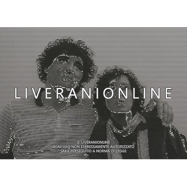 RAVENNA 26-01 1984 RETROSPETTIVA FRANCESCO DAMIANI PUGILE NELLA FOTO DAMIANI FRANCESCO CON LA FIDANZATA GUARISO CLAUDIA AG ALDO LIVERANI SAS