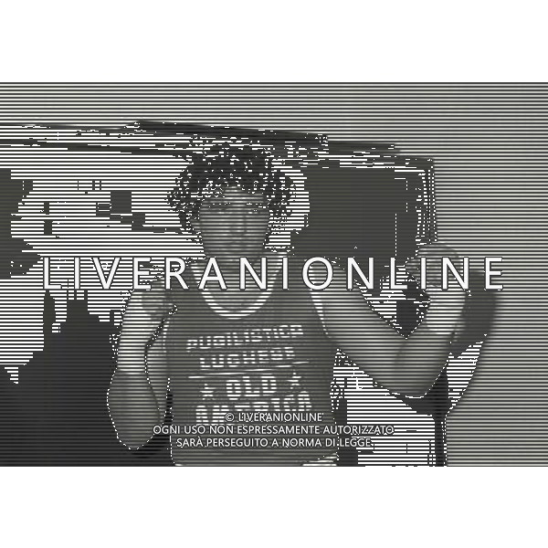 RAVENNA 26-01 1984 RETROSPETTIVA FRANCESCO DAMIANI PUGILE NELLA FOTO DAMIANI FRANCESCO AG ALDO LIVERANI SAS