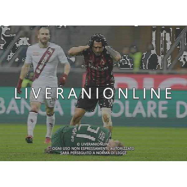 Coppa Italia TIM Cup 2016/2017 Quinto Turno Milano - 12.01.2017 Milan-Torino Nella Foto:scontro lapadula hart /Ph.Vitez-Ag. Aldo Liverani