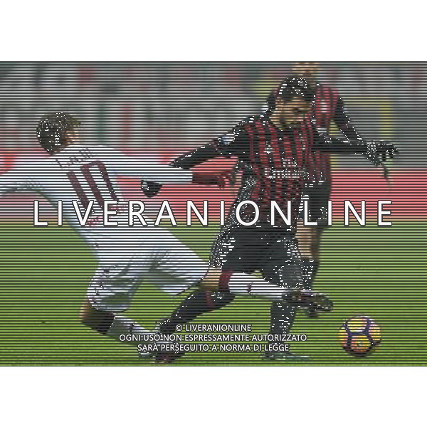 Coppa Italia TIM Cup 2016/2017 Quinto Turno Milano - 12.01.2017 Milan-Torino Nella Foto:suso e ljajic /Ph.Vitez-Ag. Aldo Liverani