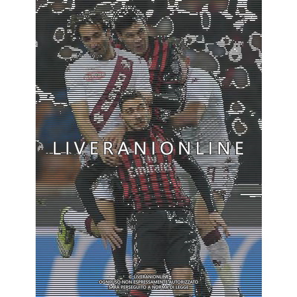 Coppa Italia TIM Cup 2016/2017 Quinto Turno Milano - 12.01.2017 Milan-Torino Nella Foto:Gustavo Gomez - Mattia De Sciglio - Emiliano Moretti /Ph.Vitez-Ag. Aldo Liverani