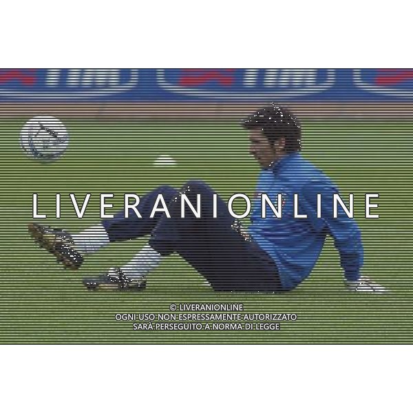 COVERCIANO 25/03/2005 ALLENAMENTO DELLA NAZIONALE NELLA FOTO: BUFFON GIANLUIGI FOTO GIANNI NUCCI/AG. ALDO LIVERANI