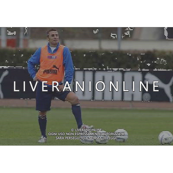 COVERCIANO 25/03/2005 ALLENAMENTO DELLA NAZIONALE NELLA FOTO: CANNAVARO FABIO FOTO GIANNI NUCCI/AG. ALDO LIVERANI