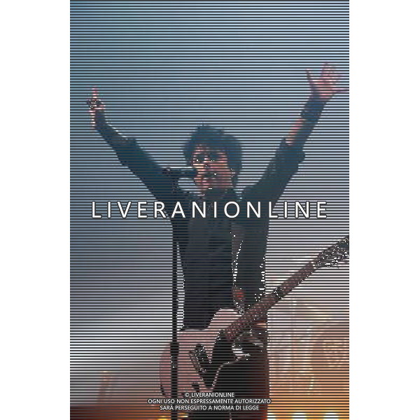  GREEN DAY UNIPOL ARENA i foto OPTIMA Concerto dei Green Day, alla Unipol Arena di Bologna 13 gennaio 2017 Â©/ AGENZIA ALDO LIVERANI SAS