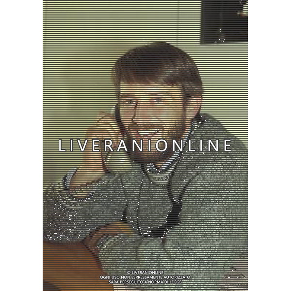 MILANO VISITA DI GIOBVANNI SOLDINI ALLA REDAZIONE DELLA GAZZETTA DELLO SPORT IN VIA SOLFERINO NELLA FOTO GIOVANNI SOLDINI AG ALDO LIVERANI SAS