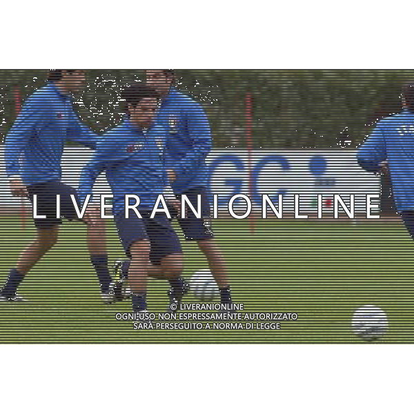 COVERCIANO 25/03/2005 ALLENAMENTO DELLA NAZIONALE NELLA FOTO: ESPOSITO MAURO FOTO GIANNI NUCCI/AG. ALDO LIVERANI