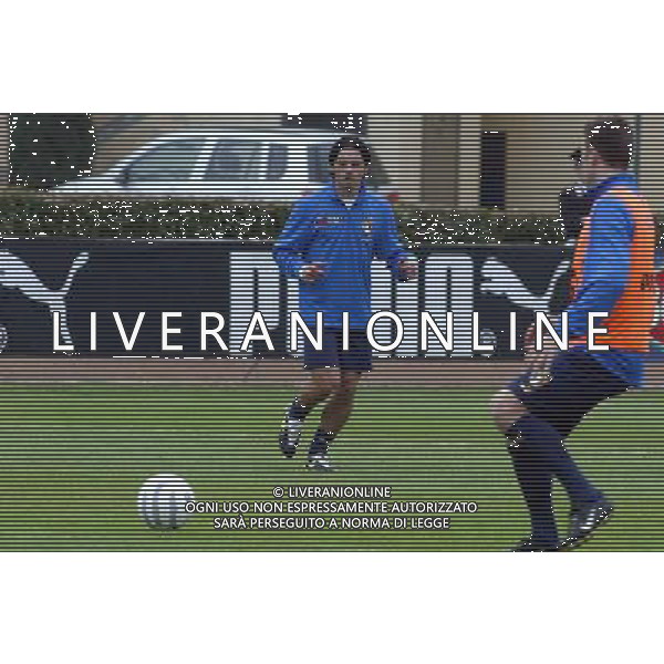 COVERCIANO 25/03/2005 ALLENAMENTO DELLA NAZIONALE NELLA FOTO: ESPOSITO MAURO FOTO GIANNI NUCCI/AG. ALDO LIVERANI