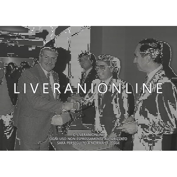 RIUNINONE LEGA CALCIO IN VIA FILIPPETTI A MILANO NELLA FOTO GIUSEPPE FARINA CON ANTONIO MATARRESE AG ALDO LIVERANI SAS