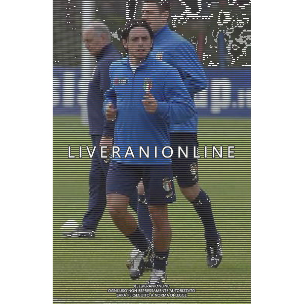 COVERCIANO 25/03/2005 ALLENAMENTO DELLA NAZIONALE NELLA FOTO: ESPOSITO MAURO FOTO GIANNI NUCCI/AG. ALDO LIVERANI