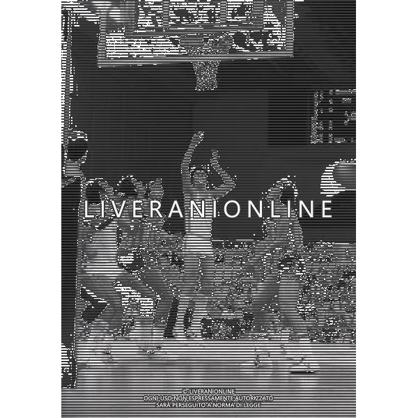 1980 OLIMPIADI DI MOSCA ITALIA BRASILE BASKET NELLA FOTO GENERALI PIETRO AG ALDO LIVERANI SAS