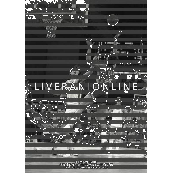 1980 OLIMPIADI DI MOSCA ITALIA BRASILE BASKET NELLA FOTO GENERALI PIETRO AG ALDO LIVERANI SAS