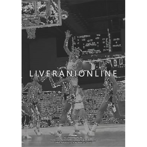 1980 OLIMPIADI DI MOSCA ITALIA BRASILE BASKET NELLA FOTO DINO MENEGHIN AG ALDO LIVERANI SAS