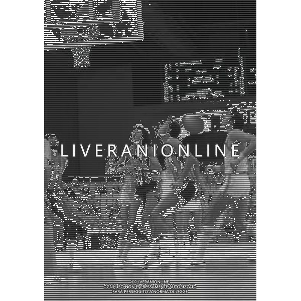 1980 OLIMPIADI DI MOSCA ITALIA BRASILE BASKET NELLA FOTO AZIONE DI GIOCO AG ALDO LIVERANI SAS
