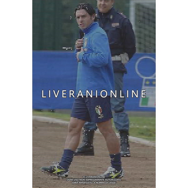 COVERCIANO 25/03/2005 ALLENAMENTO DELLA NAZIONALE NELLA FOTO: ESPOSITO MAURO FOTO GIANNI NUCCI/AG. ALDO LIVERANI