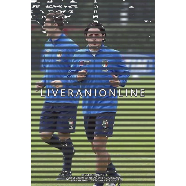 COVERCIANO 25/03/2005 ALLENAMENTO DELLA NAZIONALE NELLA FOTO: ESPOSITO MAURO FOTO GIANNI NUCCI/AG. ALDO LIVERANI