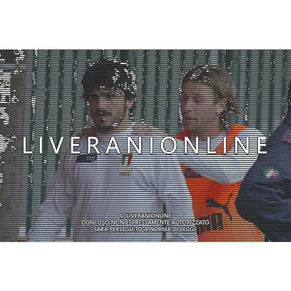 COVERCIANO 25/03/2005 ALLENAMENTO DELLA NAZIONALE NELLA FOTO: GATTUSO GENNARO E CASSANO ANTONIO FOTO GIANNI NUCCI/AG. ALDO LIVERANI