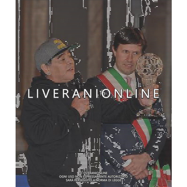 Foto: Aldo Liverani 17/01/2017 Firenze( Italia) Sport Calcio Hall Fame 2017 Palazzo Vecchio - Firenze Nella foto: Diego Armando Maradona © / AGENZIA ALDO LIVERANI SAS