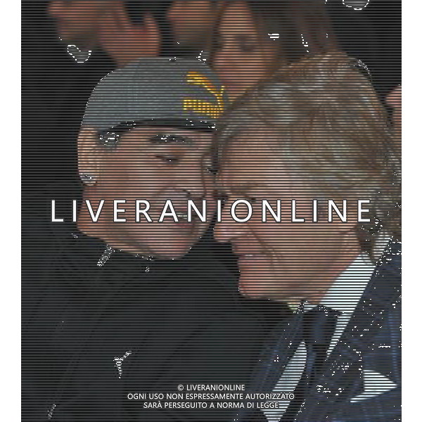 Foto: Aldo Liverani 17/01/2017 Firenze( Italia) Sport Calcio Hall Fame 2017 Palazzo Vecchio - Firenze Nella foto: Diego Armando Maradona, Giancarlo Antognoni © / AGENZIA ALDO LIVERANI SAS