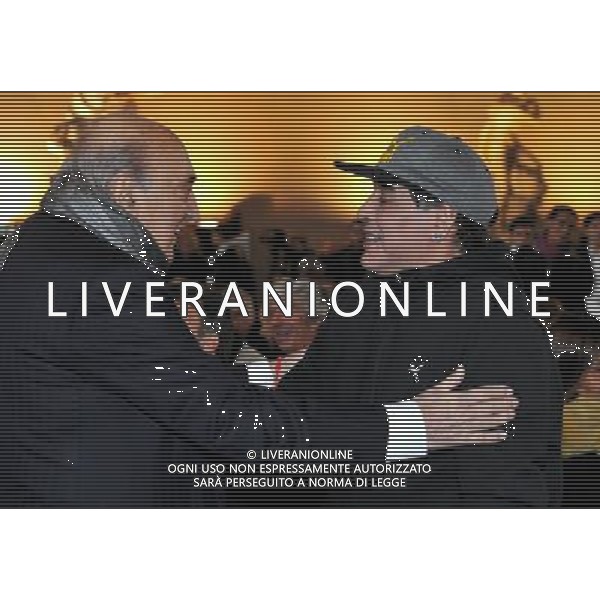 Foto: Aldo Liverani 17/01/2017 Firenze( Italia) Sport Calcio Hall Fame 2017 Palazzo Vecchio - Firenze Nella foto: Corrado Ferlaino, Diego Armando Maradona © / AGENZIA ALDO LIVERANI SAS