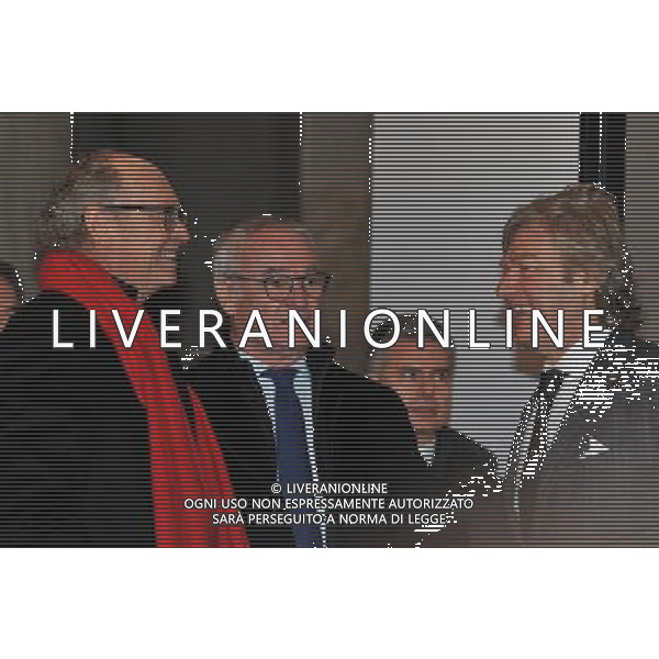 Foto: Aldo Liverani 17/01/2017 Firenze( Italia) Sport Calcio Hall Fame 2017 Palazzo Vecchio - Firenze Nella foto: Paolo Roberto Falcao, Claudio Ranieri, Giancarlo Antognoni © / AGENZIA ALDO LIVERANI SAS