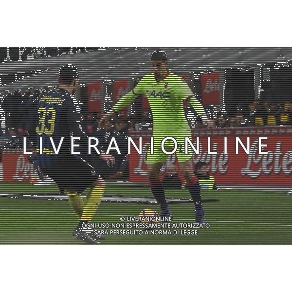 Fc Inter - Bologna Coppa Italia TIM Cup 2016/2017 Quinto Turno 17 gennaio 2017 Nella Foto: Adam Masina e Danilo d\'Ambrosio © OPTIMAFOTO/ AGENZIA ALDO LIVERANI SAS