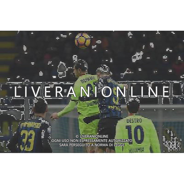 Fc Inter - Bologna Coppa Italia TIM Cup 2016/2017 Quinto Turno 17 gennaio 2017 Nella Foto: Dzemaili e Roberto Gagliardini © OPTIMAFOTO/ AGENZIA ALDO LIVERANI SAS