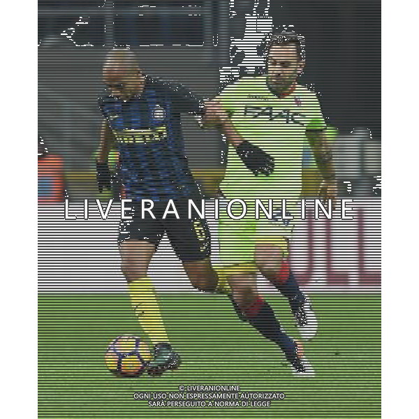 Coppa Italia TIM Cup 2016/2017 Quinto Turno Milano - 17.01.2017 Inter-Bologna Nella Foto:Joao Mario - Maietta Domenico /Ph.Vitez-Ag. Aldo Liverani