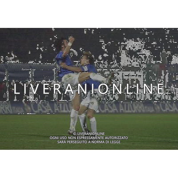 Italia - Scozia Under 21 25/03/2005 nella foto esultanza dopo il gol di rolando bianchi del 1-0 ph arcaini/agenzia aldo liverani