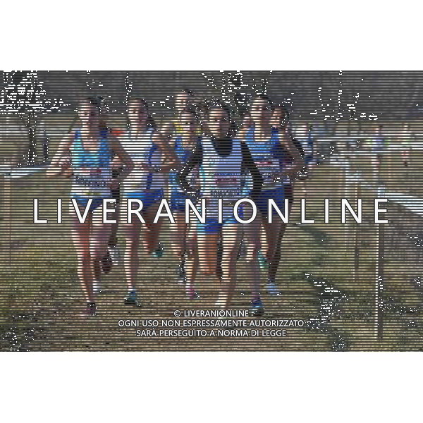 San Vittore Olona - 22.01.2017 85Â° Cinque Mulini cross country nella foto un passaggio della gara femminile foto Roberto Garavaglia - Studio Sally / AGENZIA ALDO LIVERANI SAS