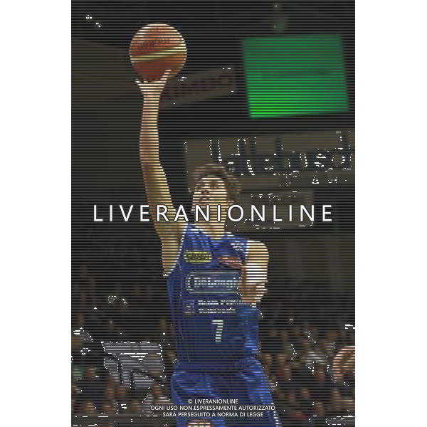 VILLORBA (TV) 22-01-2017 PALAVERDE TREVISO UNIVERSO TREVISO BASKET VS PALLACANESTRO FORLI\' NELLA FOTO:MORETTI DAVIDE FOTO PAOLA GARBUIO/AG.ALDO LIVERANI / AGENZIA ALDO LIVERANI SAS