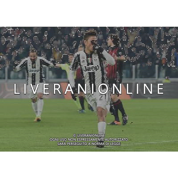 Coppa Italia TIM Cup 2016/2017 Quarti di Finale Torino - 25.01.2017 Juventus-Milan Nella Foto: esultanza dopo il gol di paulo dybala /Ph.Vitez-Ag. Aldo Liverani