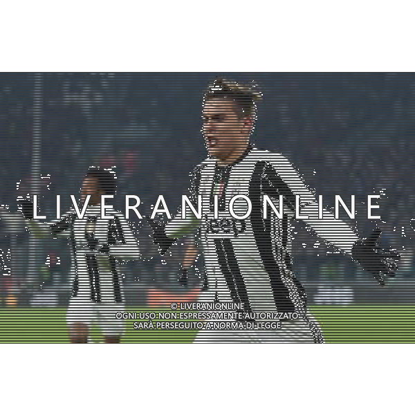 Coppa Italia TIM Cup 2016/2017 Quarti di Finale Torino - 25.01.2017 Juventus-Milan Nella Foto: esultanza dopo il gol di paulo dybala /Ph.Vitez-Ag. Aldo Liverani