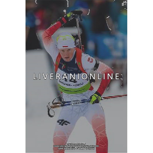 Polska Duszniki Zdroj 25.01.2017 Otwarte Mistrzostwa Europy w biathlonie kobiety 15 km indywidualnie Nz: Magdalena Gwizdon Fot. Sebastian Borowski / Newspix.pl IBU Open European Championships Biathlon 2017 women 15 km individual --- Newspix.pl / AGENZIA ALDO LIVERANI SAS - ITALY ONLY EDITORIAL USE ONLY