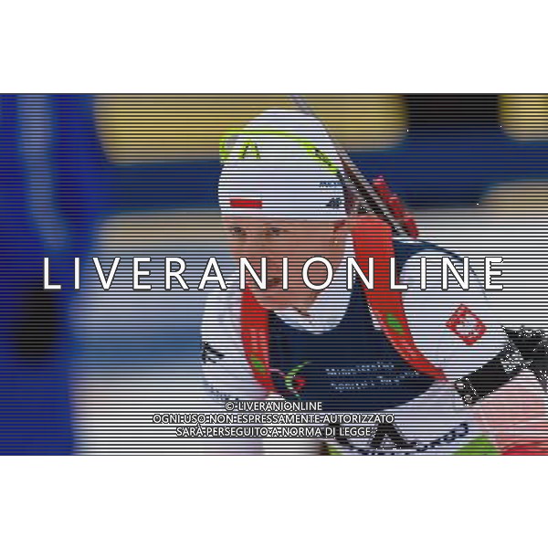 Polska Duszniki Zdroj 25.01.2017 Otwarte Mistrzostwa Europy w biathlonie kobiety 15 km indywidualnie Nz: Magdalena Gwizdon Fot. Sebastian Borowski / Newspix.pl IBU Open European Championships Biathlon 2017 women 15 km individual --- Newspix.pl / AGENZIA ALDO LIVERANI SAS - ITALY ONLY EDITORIAL USE ONLY